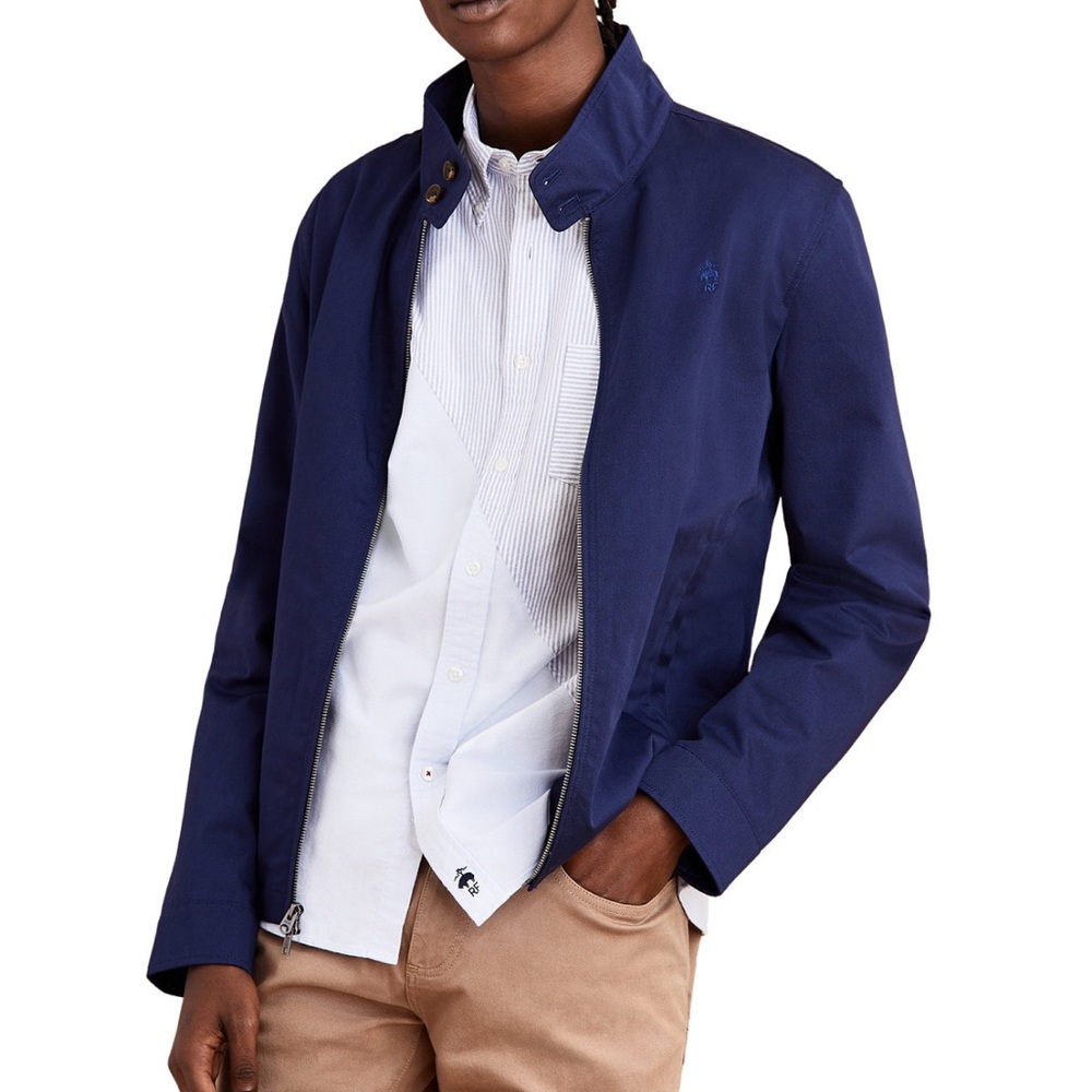 Brooks Brothers Blue Lightweight Shirt Jacket